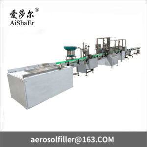 Full automatic under cap aerosol filling machine
