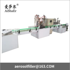Full automatic bag-on-valve aerosol filling machine