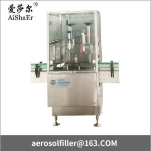 Automatic aerosol tailless valve inserter