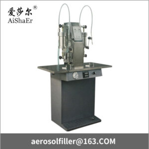 Semi-automatic aerosol liquid filler
