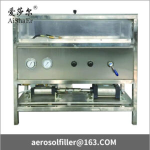 Aerosol can deformation blast pressure tester