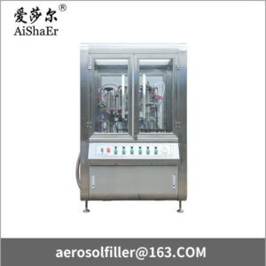 Automatic aerosol liquid filling machine