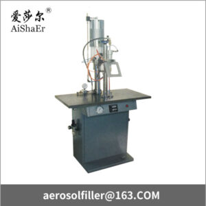 Bag on valve high pressure aerosol liquid filling machine