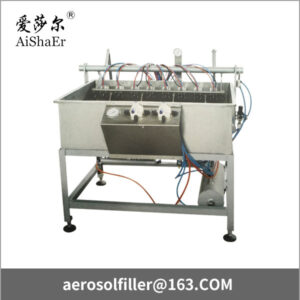 Empty spraying-can leakage testing machine