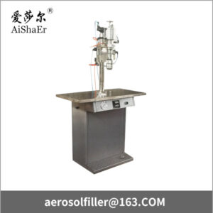 Semi-automatic aerosol capper