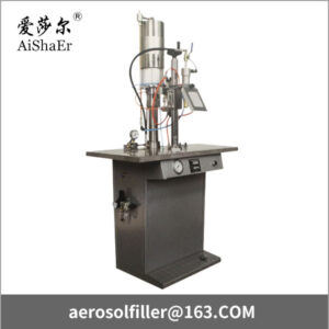 Semi-automatic aerosol propellent filling machine