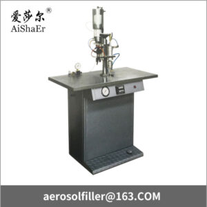 Semi-automatic mini aerosol propellent filling machine