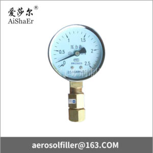 Inner pressure measuring gauge